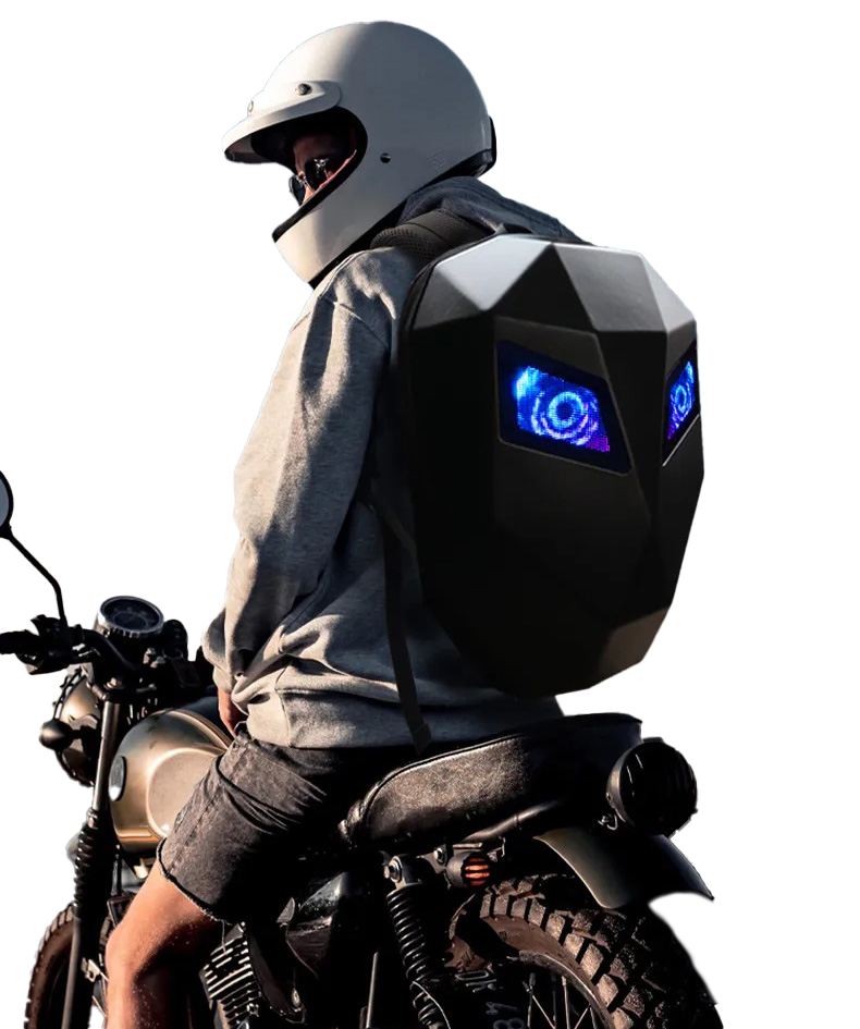 Loy eye LED backpack